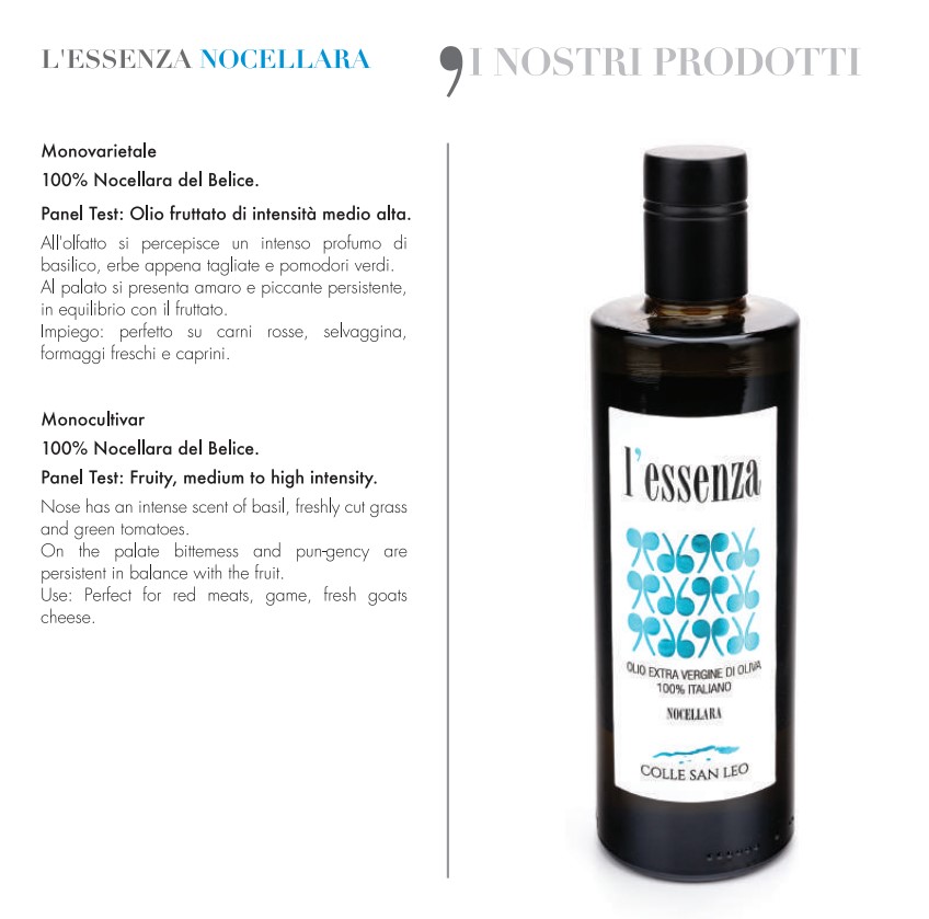 NOCELLARA Essenza - Huile d'olive extra vierge