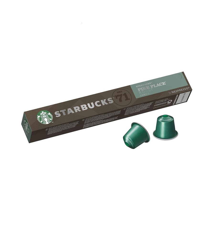 Coffee Nespresso : STARBUCKS PIKE PLACE (10 capsules)