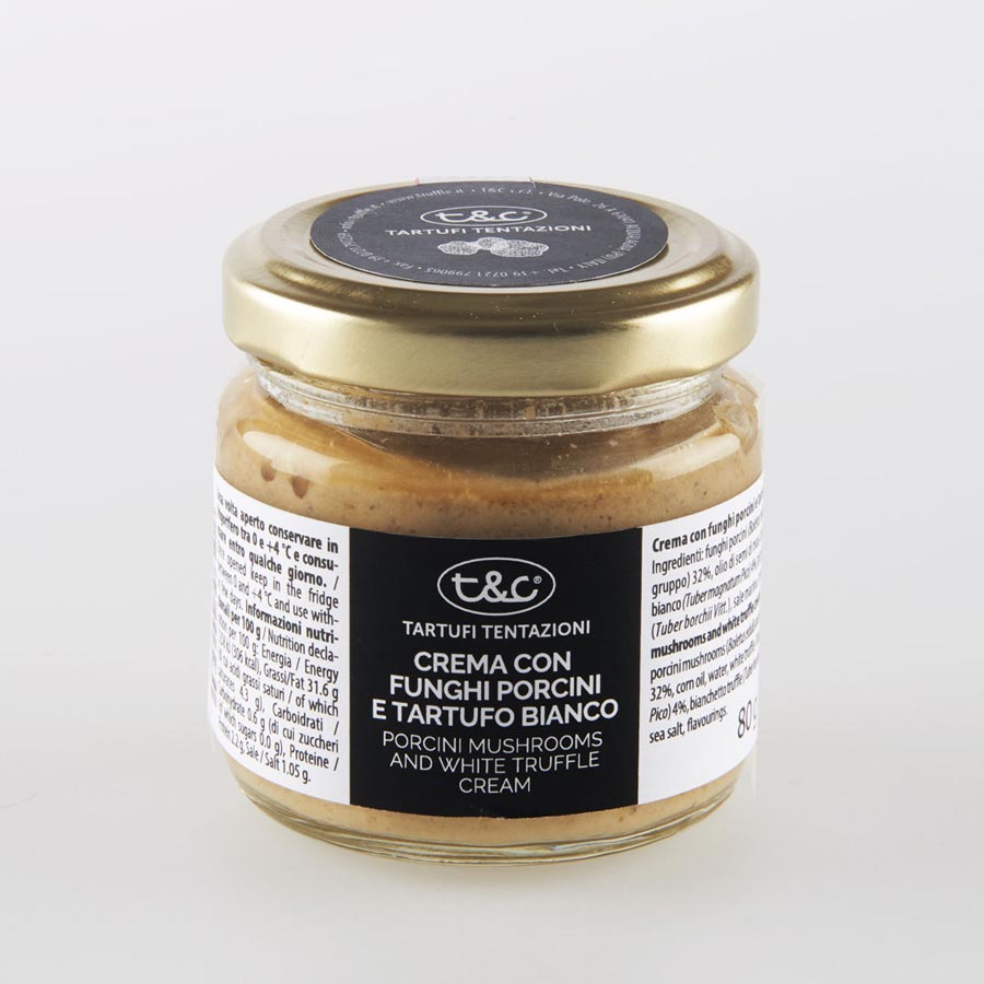 Porcini Mushroom and White Truffle Cream (Marche) 80gg