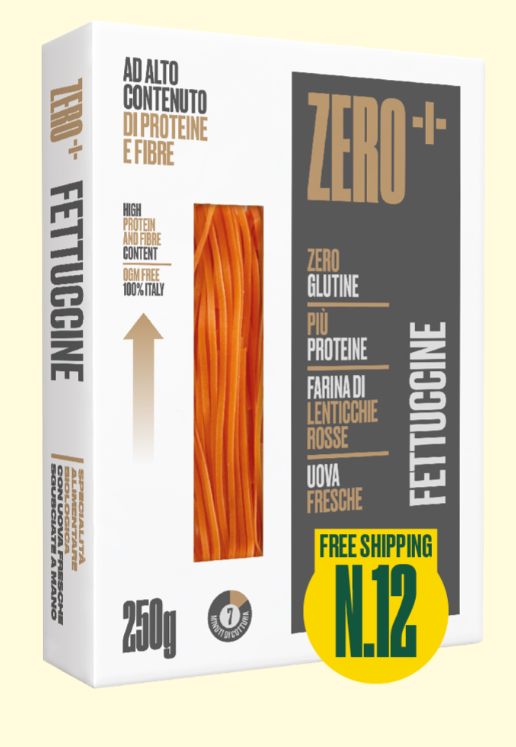 Fettuccine Zero Piu lentilles rouges-BIO (Marche) 250g