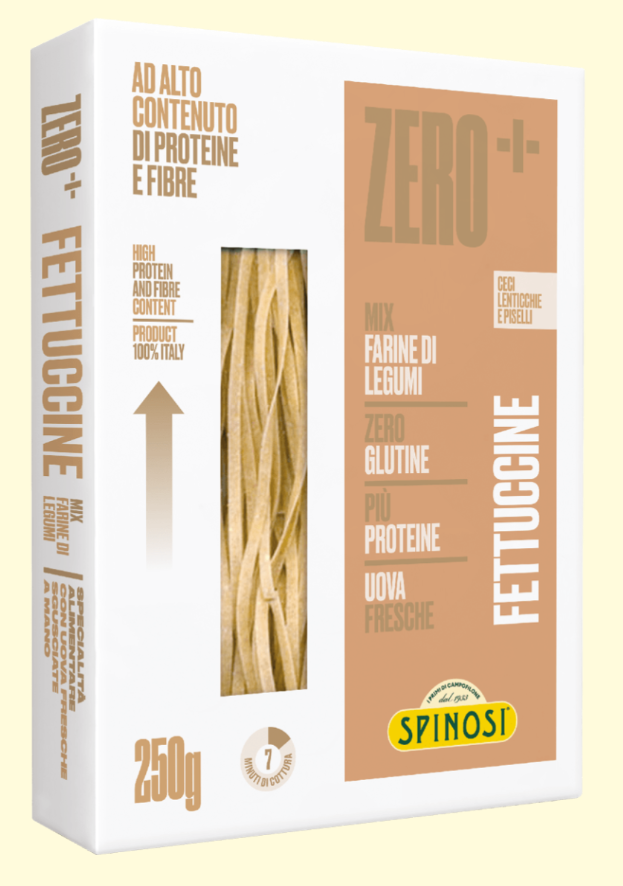 Fettuccine Zero Piu Mélange de Légumineuses-BIO (Marche)  250g