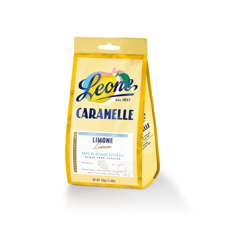 Bonbons au citron sans sucre - sachet (Piémont) 100g