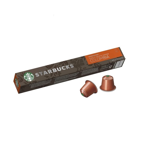 [Ref0090] Café Nespresso : STARBUCKS COLOMBIA (10 capsules)