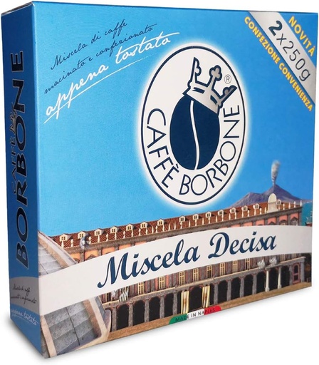 [Ref0101] Ground Coffee : CAFFE BORBONE (Miscela Decisa) 0.5kg