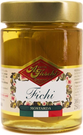 [Ref0179] Spicy Green Fig Mustard (Lombardy) 380g