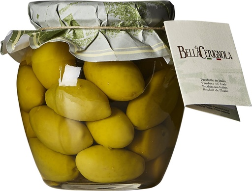 [Ref0227] Green "Bella di Cerignola" Olives (Puglia) 580g