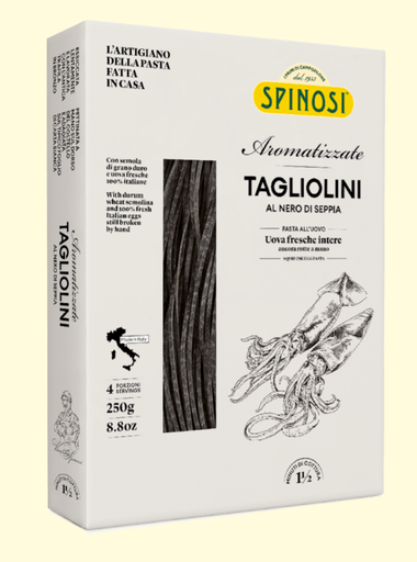 [Ref0290] Tagliolini Uova e Nero di Seppia (Marche) 250g