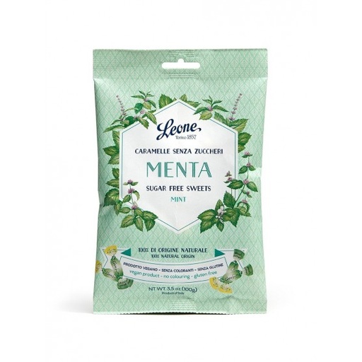 [Ref0331] Sugar-Free Mint Candies - Pouch (Piedmont) 100g