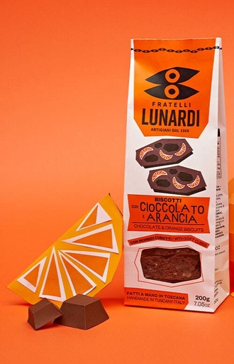 [Ref0345] Biscuits au chocolat et à l'orange (Toscane) 200g